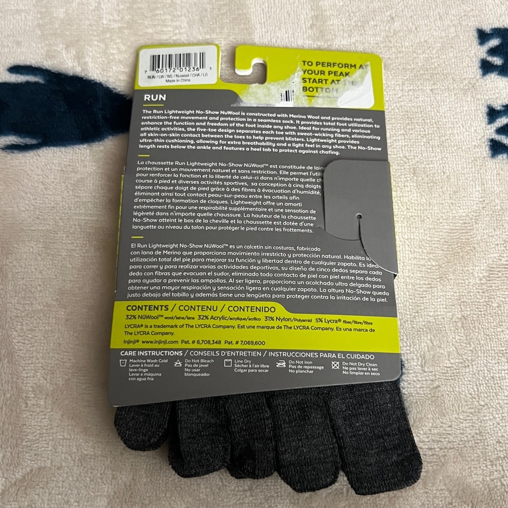 Injinji The Run Performance Toe Socks - Picture 5 of 6